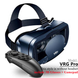 Original VR Virtual Reality 3D Glasses Box Stereo VR Google Cardboard Headset Helmet for IOS Android Smartphone,Bluetooth Rocker