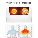 Neck Massager Shiatsu Shoulder Back Massager Heat Massage Pillow 16 Heads 3 Modes for Back Cervical Shoulder Muscle Pain Relief