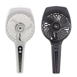 HAEGER-Foldable USB Handheld Humidifier Mist Fan, Mini Spray Fan Rechargeable Cooling Air Conditioner for Home Outdoor