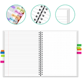 NEWYES A4 Smart Erasable Notebook Paper Reusable Wirebound Black Notebook App Connect Microwave Erase With pen for kids Students