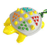 MEOWS Dog Chew Toys Toothbrush Turtle Shape Rub And Clean Tooth Remove Calculus Dulable Licking Bite