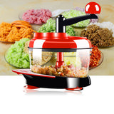 Multi-function Kitchen Manual Food Processor Meat Grinder Vegetable Fruit Chopper