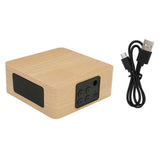 Wooden Wireless Bluetooth Speaker Subwoofer Stable Portable USB Desktop Retro Speakers 60Hz-18KHz for Home Outdoor mini speaker