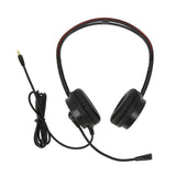Call Center Headset 3.5mm Plug Noise Cancelling Headphones with Mic for Home Office Call Center Telemarketing