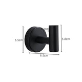 1Pcs Stainless Steel Silver Bathroom Hardware Set Towel Rack Toilet Paper Holder Towel Bar Hook Bathroom Accessories
