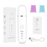 Blackhead Remover Ultrasonic Skin Scrubber Facial Cleaner Ion Acne Peeling Shovel Cleaner Facial Massager Tool Face Lift Machine