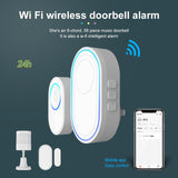 Wireless Waterproof Doorbell US EU UK Plug Smart Home Intelligent Door Bell Chime TUYA APP Wifi Compatible With 433MHz Detectors