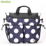 3 PCS/SET Baby Nappy Bags Diaper Bag Mother Shoulder Bag Maternity Mummy Handbag Baby Stroller Bag Washed by Machine