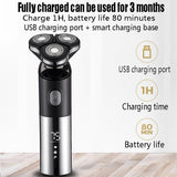 4 In 1 Wet Dry Use Multifunctional Hair Clipper Rechargeable Cordless Electric Hair Clipper Men's Shaver Trimmer