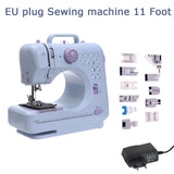 INNE Sewing Machine Mini Portable Household With Multiple  Patterns Night Light Electric Multifunction 2-Speed 505 727