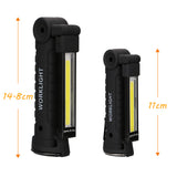COB LED Flashlight Portable USB Rechargeable 5 Mode Car Working Light Magnetic Torch Hanging Hook Lamp For Repairing Camping