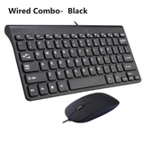 Wireless Mouse Keyboard Combo Set 2.4G Mini Size Multimedia For Tablet Laptop Mac Desktop PC TV Andrews Windows
