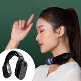 Portable Air Conditioner Hanging Neck Cooler Electric Bladeless Fan Cooling Heater Heating Wearable Neck Massager Personal Neck