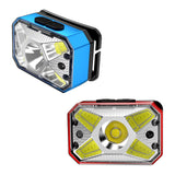 Mini Rechargeable LED Headlamp Headlight Camping Flashlight Head Light Torch Lamp with USB Riding Fishing
