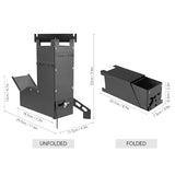 Portable Stainless Steel Stove Cooking Picnic Stove  Foldable Wood Burning Stove Outdoor Camping Survival Camping Outdoor Tools