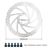 MEROCA MT420 MTB Brake Bicycle Hidraulic 160mm Disc Brake Four-Piston Bike Oil Brake