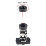 Anti Backlash Nuts T8 POM Elimination Spring Loaded Nut 3D Printer For Lead 2mm /4mm/8mm Acme Threaded Rod DIY CNC Accessories