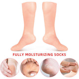Feet Hand Care Socks Long Moisturizing Care Gloves Silicone Gel Socks Foot Skin Care Hand Protectors Anti Cracking Spa Home Use