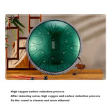 13 Inch 15 Tone Steel Tongue Drum Hand Drum  D Tone Ethereal Drum Yoga Meditation Percussion Instrument Bring Specialty Drum Bag