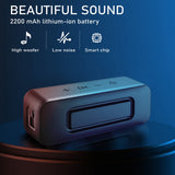 Portable 12W Stereo Bluetooth 5.0 Speaker Super Bass IPX7 Waterproof 24 Hours Playback Time Wireless Stereo