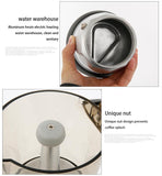 3cup /6cupl Portable Electric Coffee Machine Stainless Steel Espresso Mocha Coffee Maker Pot For Home Kitchen Tools EU Plug