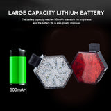 USB Charging LED Ride Warning Light Flare Emergency Road Disc Safety Light Flashing Roadside Beacon Tool US Bicycle Lights