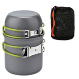 Ultralight Camping Cookware Portable Outdoor Camping Pot 1-2 People Picnic Barbecue Pot Single Picnic Cooking Pots Set
