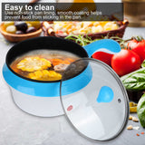 1.8L Multifunction Electric Cooker Low Power Non Stick Mini Hot Pot with Food Steamer 220V Kitchen Cooking Tools