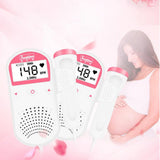 New Fetal Doppler Ultrasound Baby Heartbeat Detector Home Pregnant Doppler Baby Heart Rate Monitor Pocket Doppler 2.5MHz
