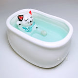 Ceramic Paint Cleaning Pen Bucket 3 Sets of Paint Palette Tray Wash Pen Holder Watercolor Gouache Acrylic Painting Art Supplies