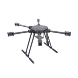 ZD700 700mm Ordinary &amp; Upgrade Pro Six-Axle Carbon Fiber Umbrella Folding Hexacopter Frame Kit with Landing Gear Airplane