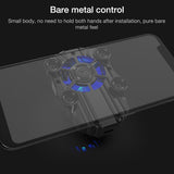 Fashion Mobile Phone Cooler for IPhone Xs Max Xs XR Silent Phone Radiator Controller Handle LED Light Cooling Fan for Samsung