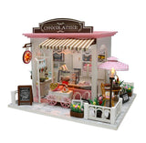 DIY Doll House Miniature Dollhouse With Furnitures Wooden House Miniaturas Toys For Children New Year Christmas Gift C&M