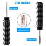 2-IN-1 Bicycle Tire Repair Kit Tire Repair Strips Tools for Mountain Bikes Road Bikes
