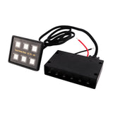 Waterproof 6 Gang LED Car Marine  Switch Panel with Circuit Breaker ,   Box