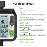 Waterproof Sprinkler Controller Electronic Irrigation Regulator Automatic Irrigation Timer 3 Separate Timing Watering Device