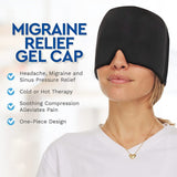 Upgraded Full Coverage Migraine Ice Head Wrap Headache Relief Hat Hot And Cold Therapy Migraine Cap Beauty Health Head Massager