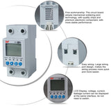 Automatic Reclosing Leakage Protector Power Adjustable Electric Source Protecting Device LCD Display with Metering Function