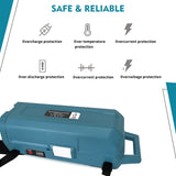 Portable Power Supply Backpack Lithium Battery Backpack, Capacity For Four Lithium-Ion Batteries For Makita 18V Battery
