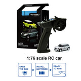 Turbo Racing RTR 1/76 2.4G 2WD Fully Proportional Control Mini RC Car LED Light Vehicles Model Kids Children Toys Model Gift