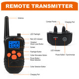 Dog Training Collars 300M Remote Electronic shock With LCD Screen Display Rechargeable 100 Levels Pet Dog Collars accessories