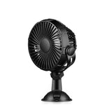 Small Desk USB Rechargeable Sturdy Car Fans with 3 Speeds, Personal Portable Fan for stroller Bedroom Office Kitchen