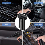 Electric Cordless Air Duster - Air Blower for Computer Cleaning,Alternative to Compressed Air Can Gas,Power 60W,40000RPM