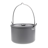 21.6 X 14.6cm Portable Hanging Pot Outdoor Camping Picnic Cooking Campfire