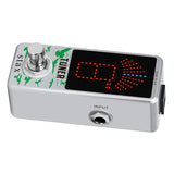 Stax Guitar Tuner Pedal High Precision Tuning Pedals for Electric Guitar and Bass Accurate ± 1 Cent Mini Size True Bypa