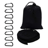 2021 New  Hammock&Tent Organizer 150 LBS Camping Fashion Campsite Storage Strap Loop With 19 Carabiner Hooks Tools