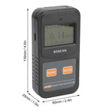 Radiation Detector Black Geiger Counter Nuclear Radiation Detector for Prevention
