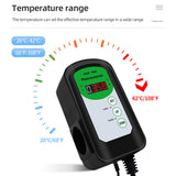 Heat Mat Thermostat 1000W Temperature Controller 5℃-42℃ for Hydroponic Plants Seed Germination Reptiles Pet Supplies Heat Mat