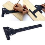 High Accuracy Durable Multifunction Practical Multi Gauge Carpentry Vernier Caliper Measuring Tool Woodworking Ruler Home