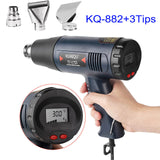 Digital LED Electric Hot Air Gun 1800W With 7PCS Tips stepless Adjustable Temperature-controlled Thermal blower heat gun Newest